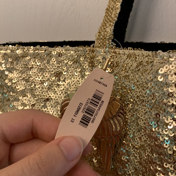 Victoria’s Secret Gold Sequin Tote - Picture 8 of 15